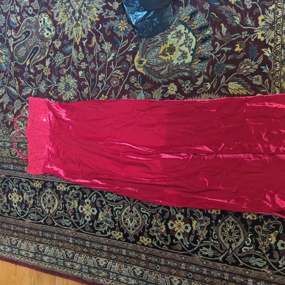 Alfred Angelo red maxi dress